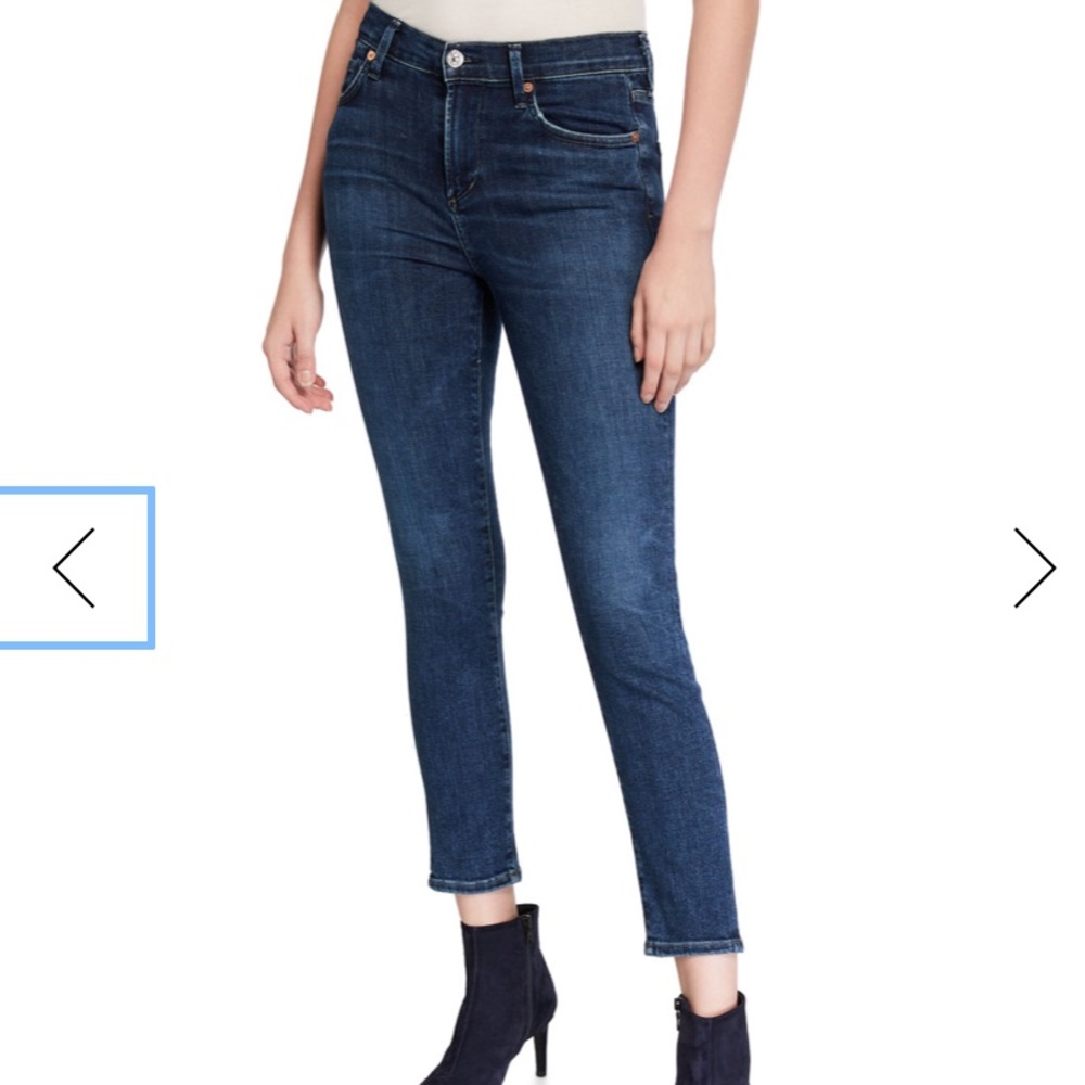 Citizens of humanity rocket crop high rise size 30